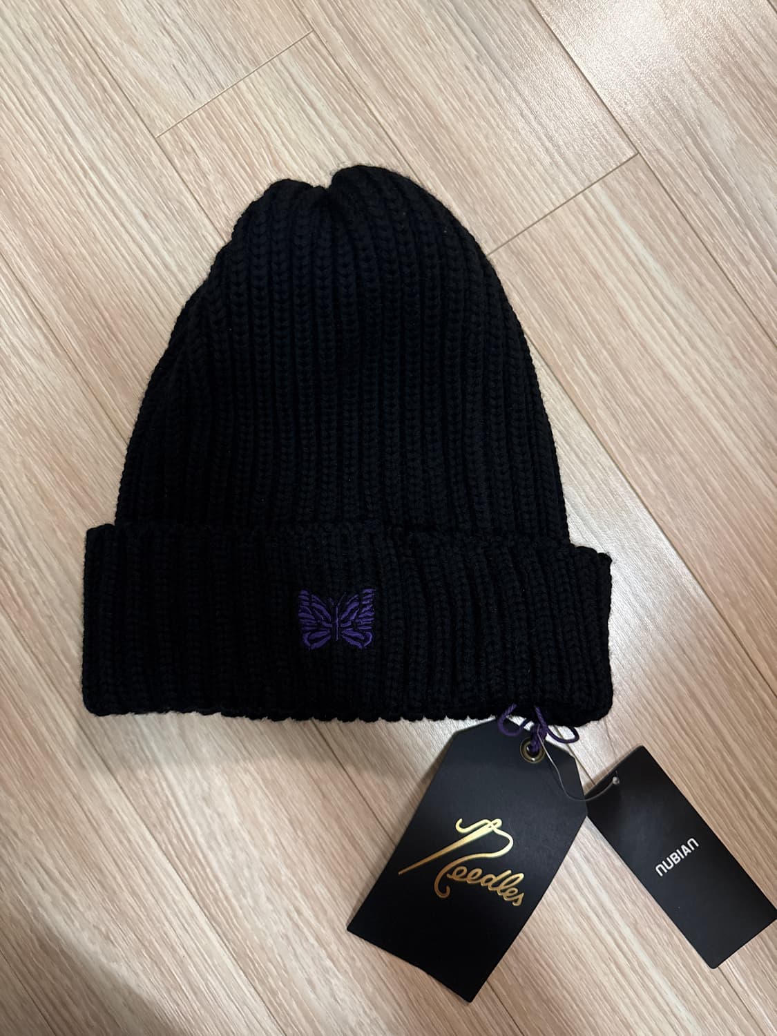 니들스 메리노 울 워치 캡 블랙 상품이미지2