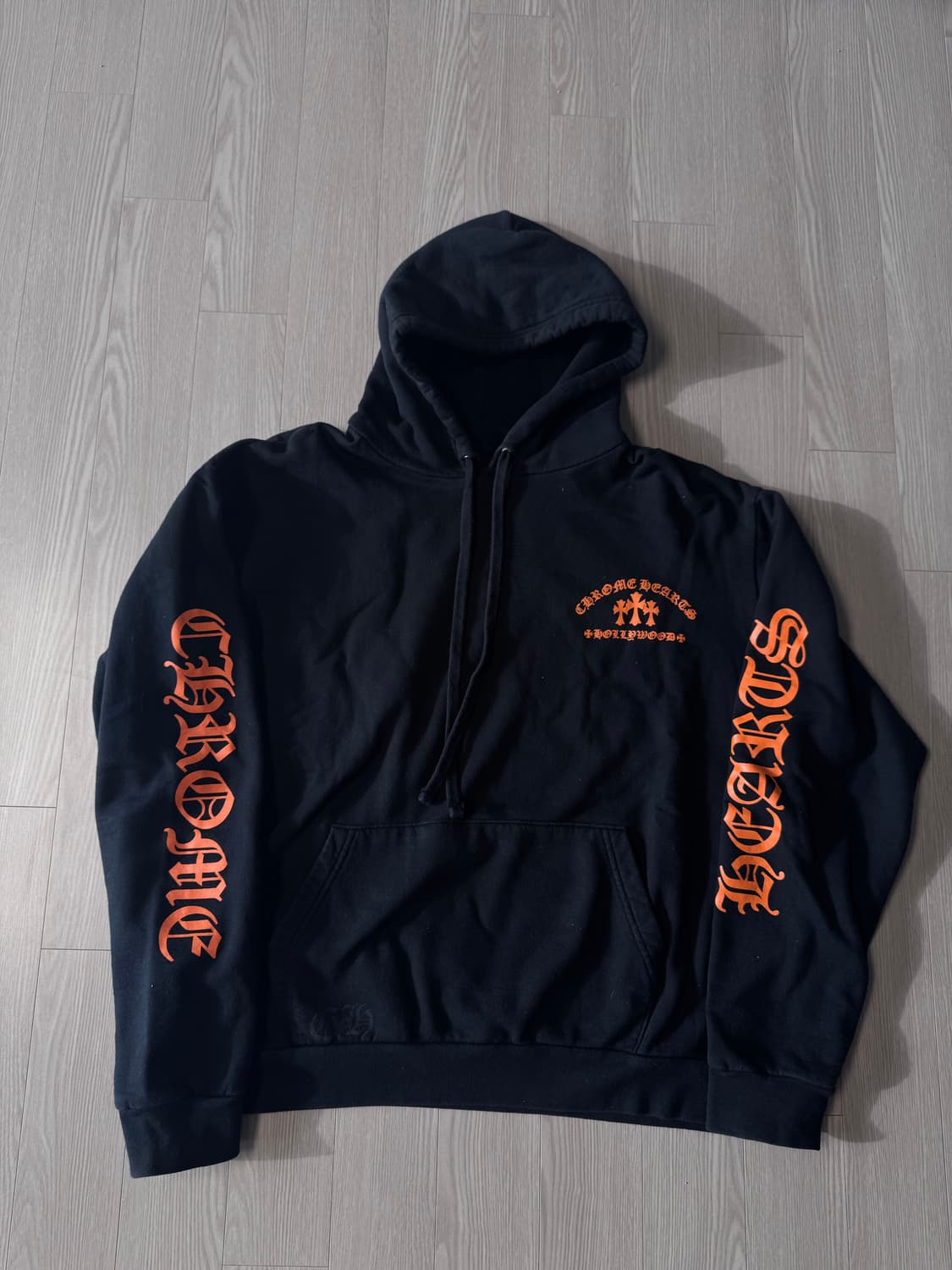 크롬하츠 오렌지 세메터리 후드 L 상품이미지1