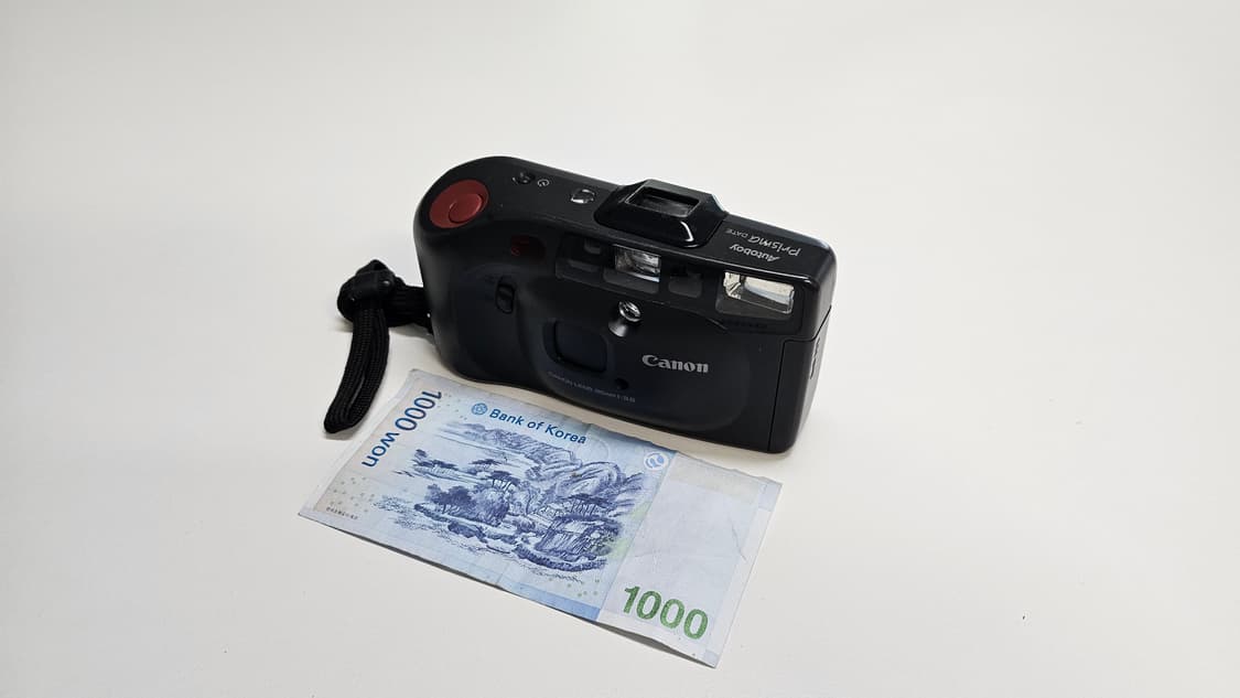 작례O 명품 단렌즈 캐논 오토보이 프리스마 필름카메라 빈티지 필카 상품이미지1