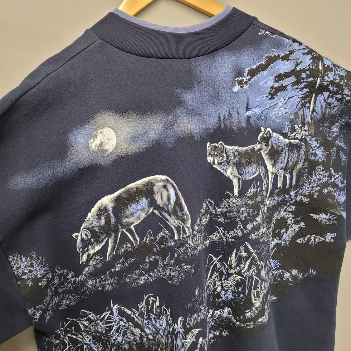 Art Unlimited 아트 언리미티드 90's 헨리넥 울프 스웻 상품이미지4