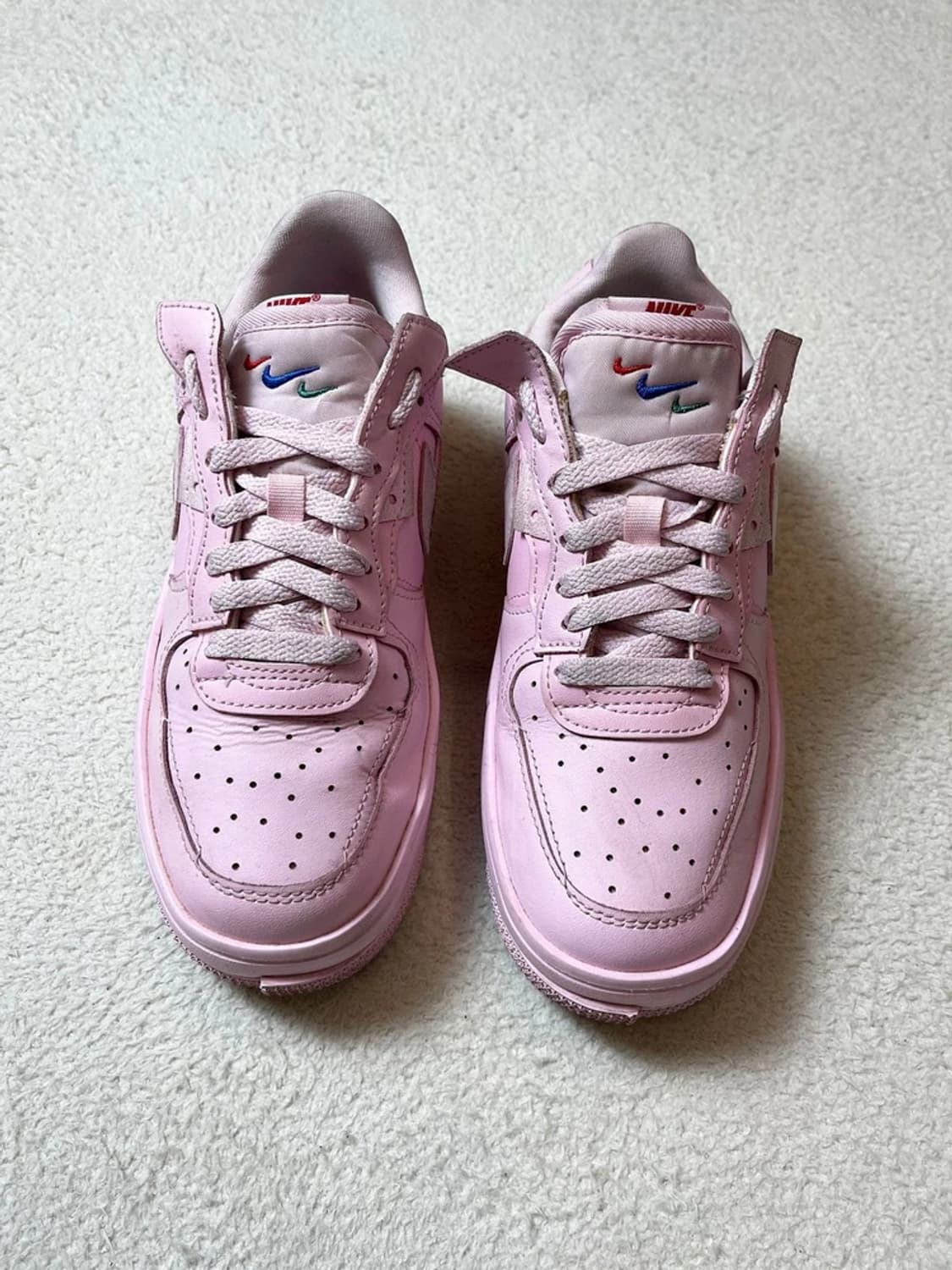 나이키 에어 포스 1 폰탄카 핑크 폼 스니커즈 A1786 상품이미지6