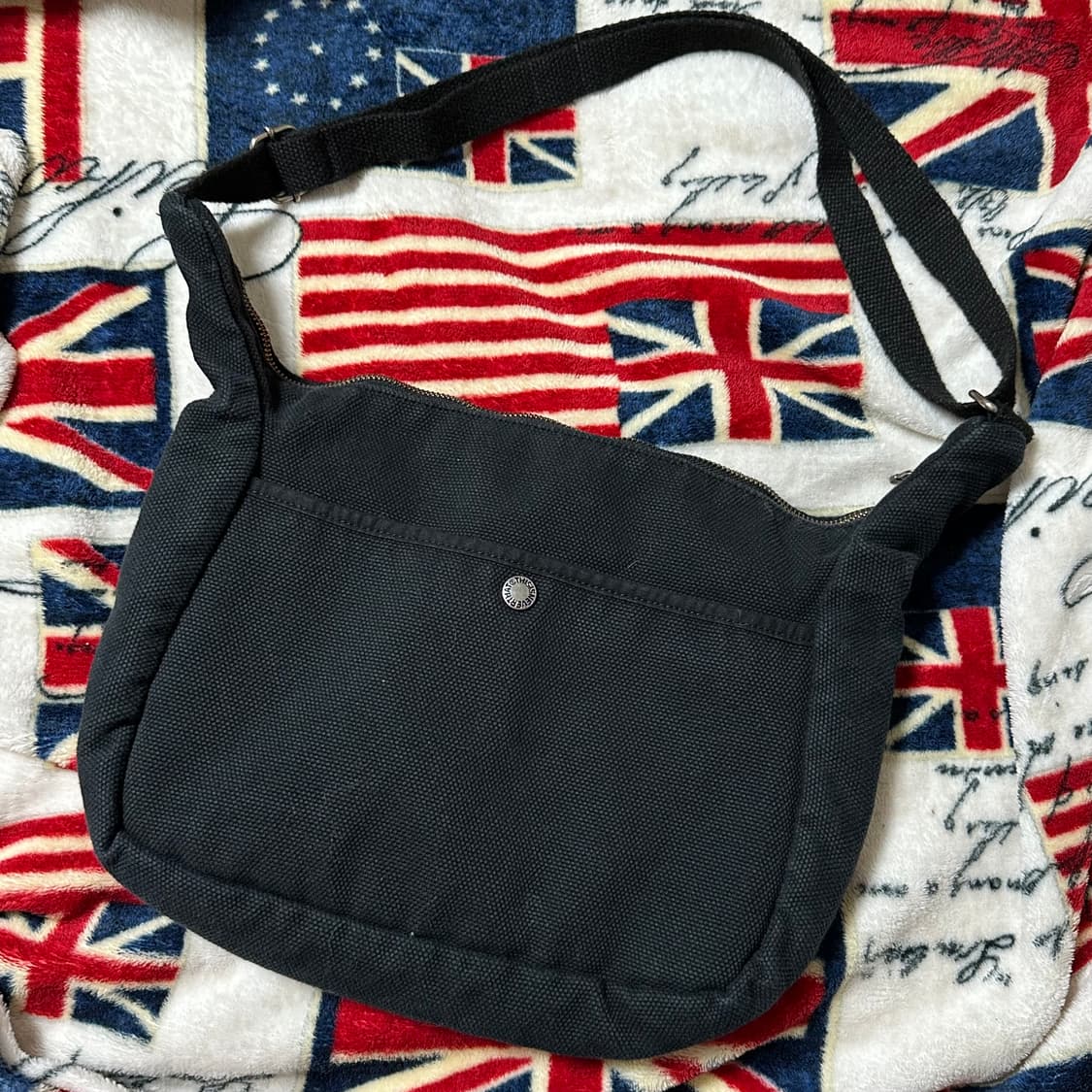 [새상품] 디스이즈네버댓 디네댓 워싱 캔버스 크로스백 가방 블랙 상품이미지3