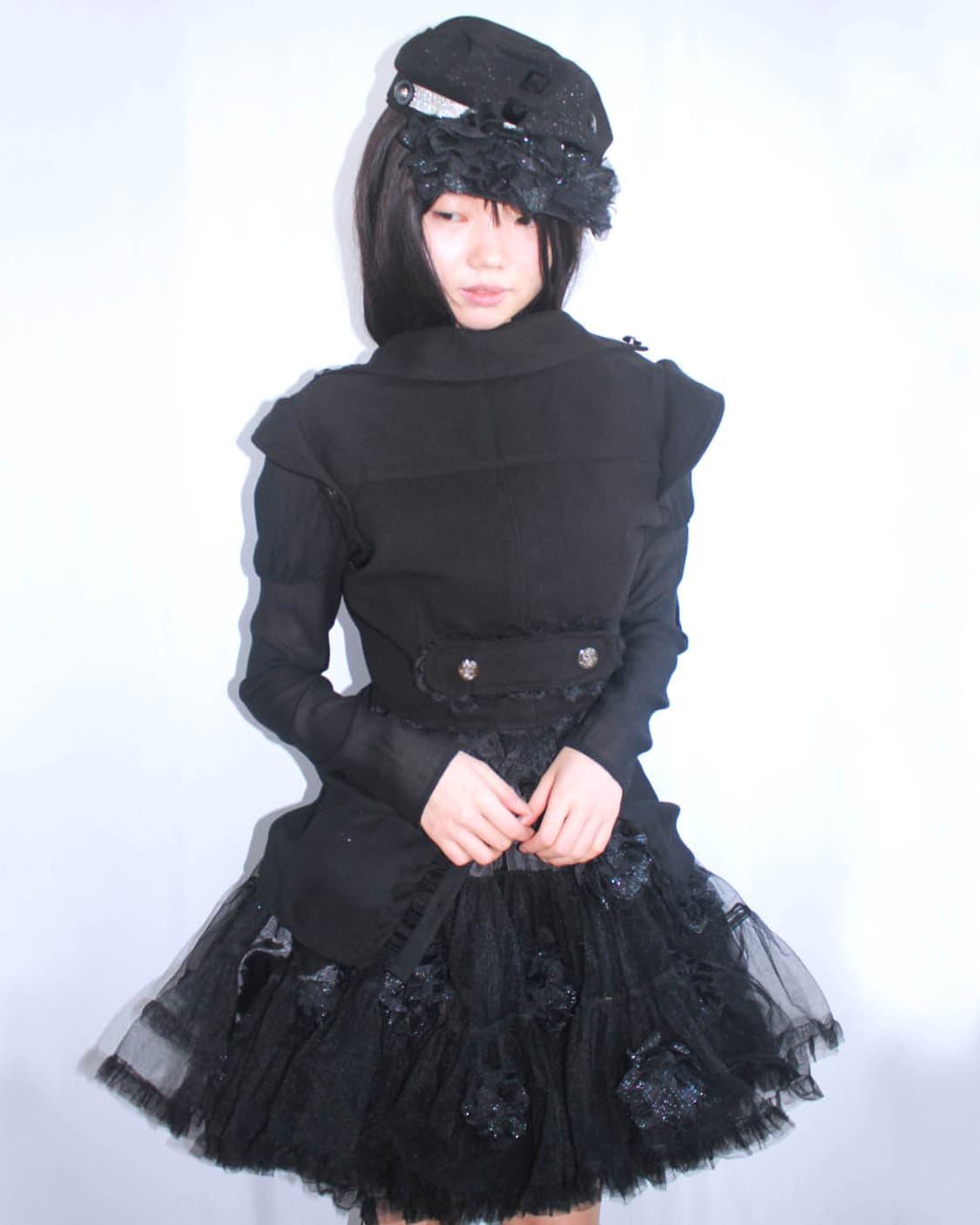 Avant-garde flower voluminous tutu skirt 상품이미지10