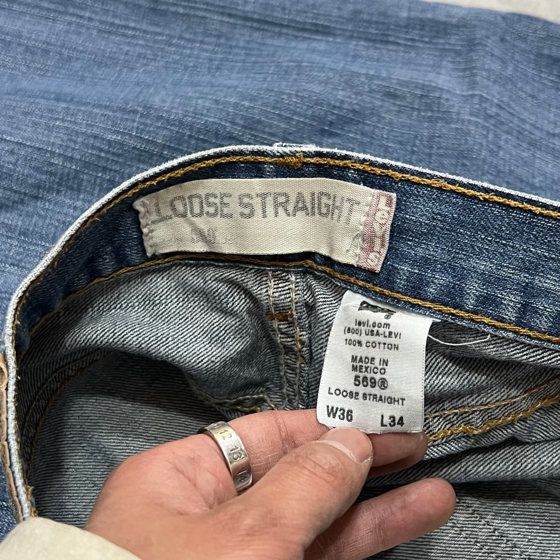  리바이스 569 데님팬츠 y15257 상품이미지7