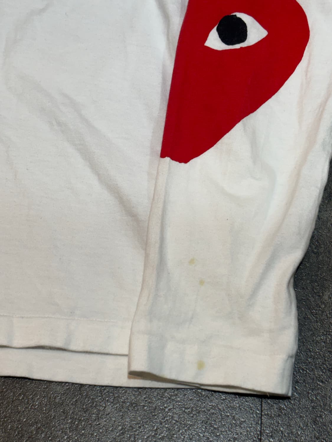 꼼데가르송 롱슬리브 긴팔티셔츠 L사이즈 상품이미지4