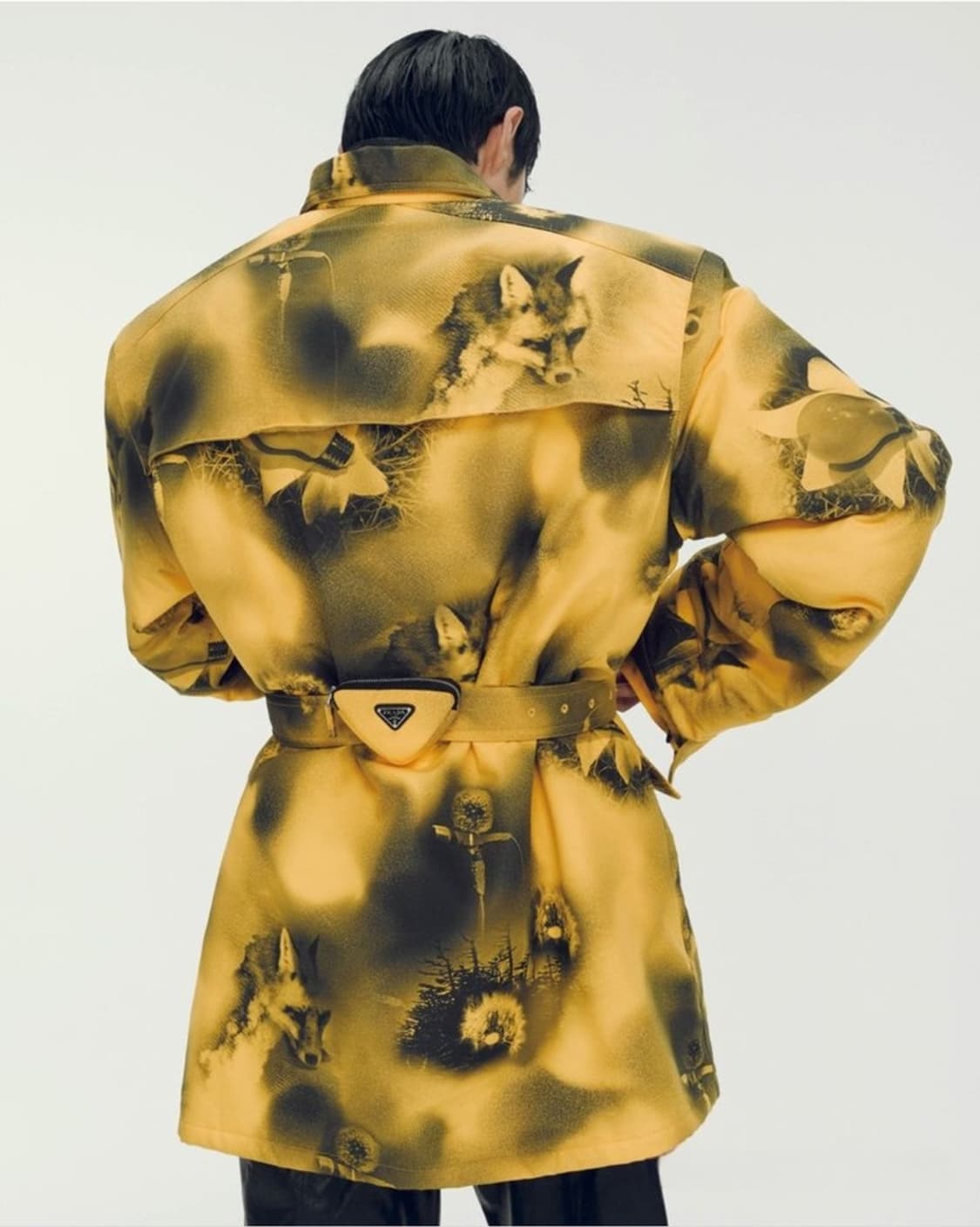 프라다 리나일론 아트 프린트 파카 상품이미지4