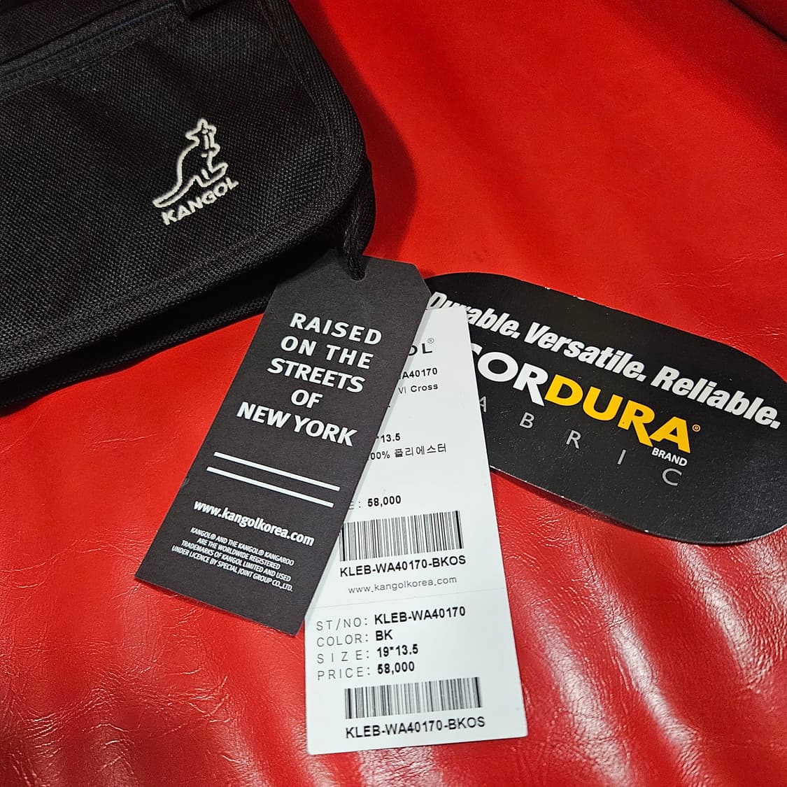 (새상품) 캉골(KANGOL) 미니 나일론 크로스백 19 x 13.5 상품이미지2