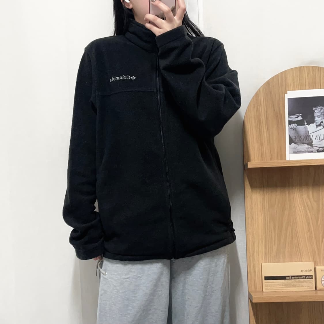 [정품] 콜롬비아 딥그레이 후리스 [ M ] 상품이미지2