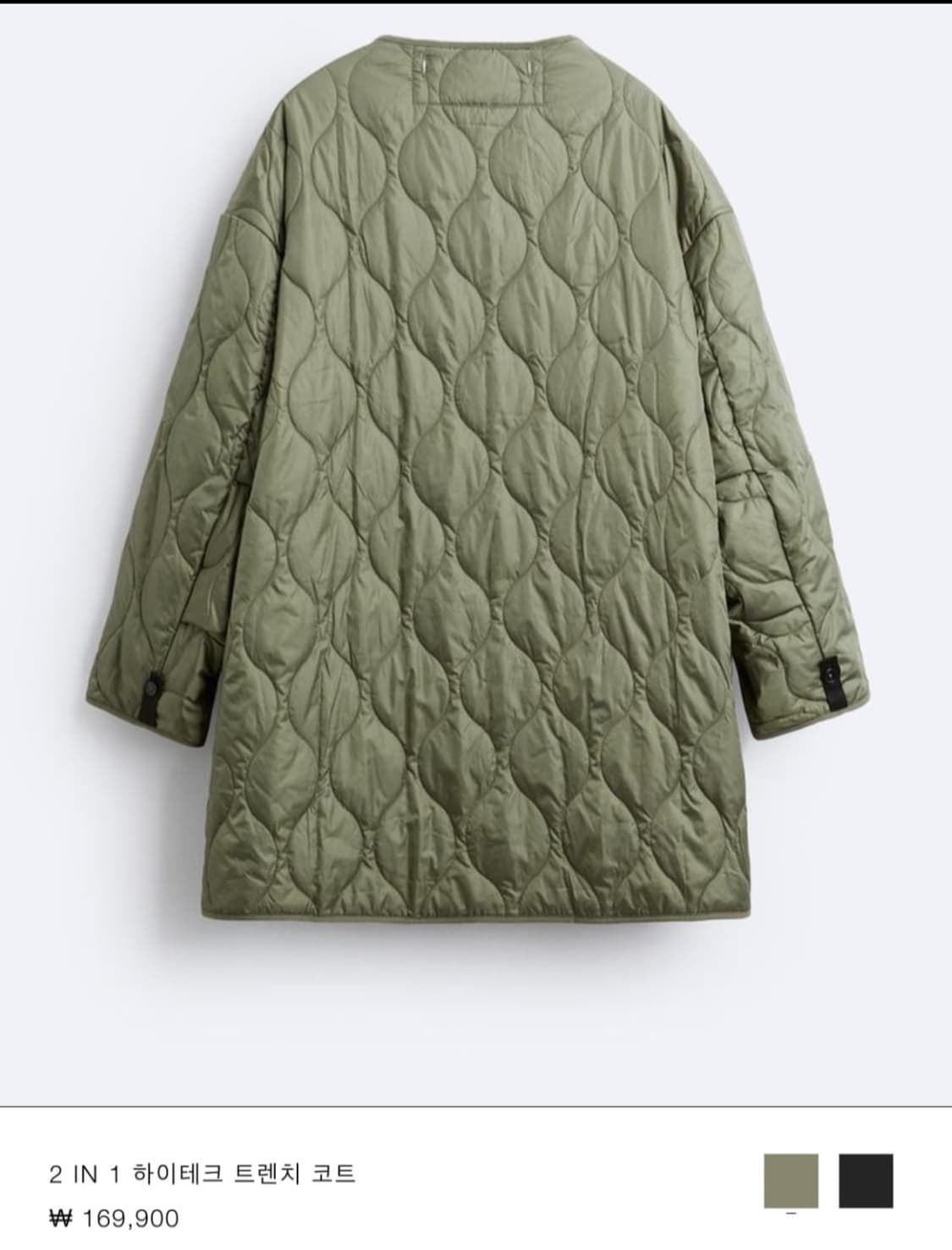 자라 M65 피쉬테일 파카 L-XL 상품이미지5