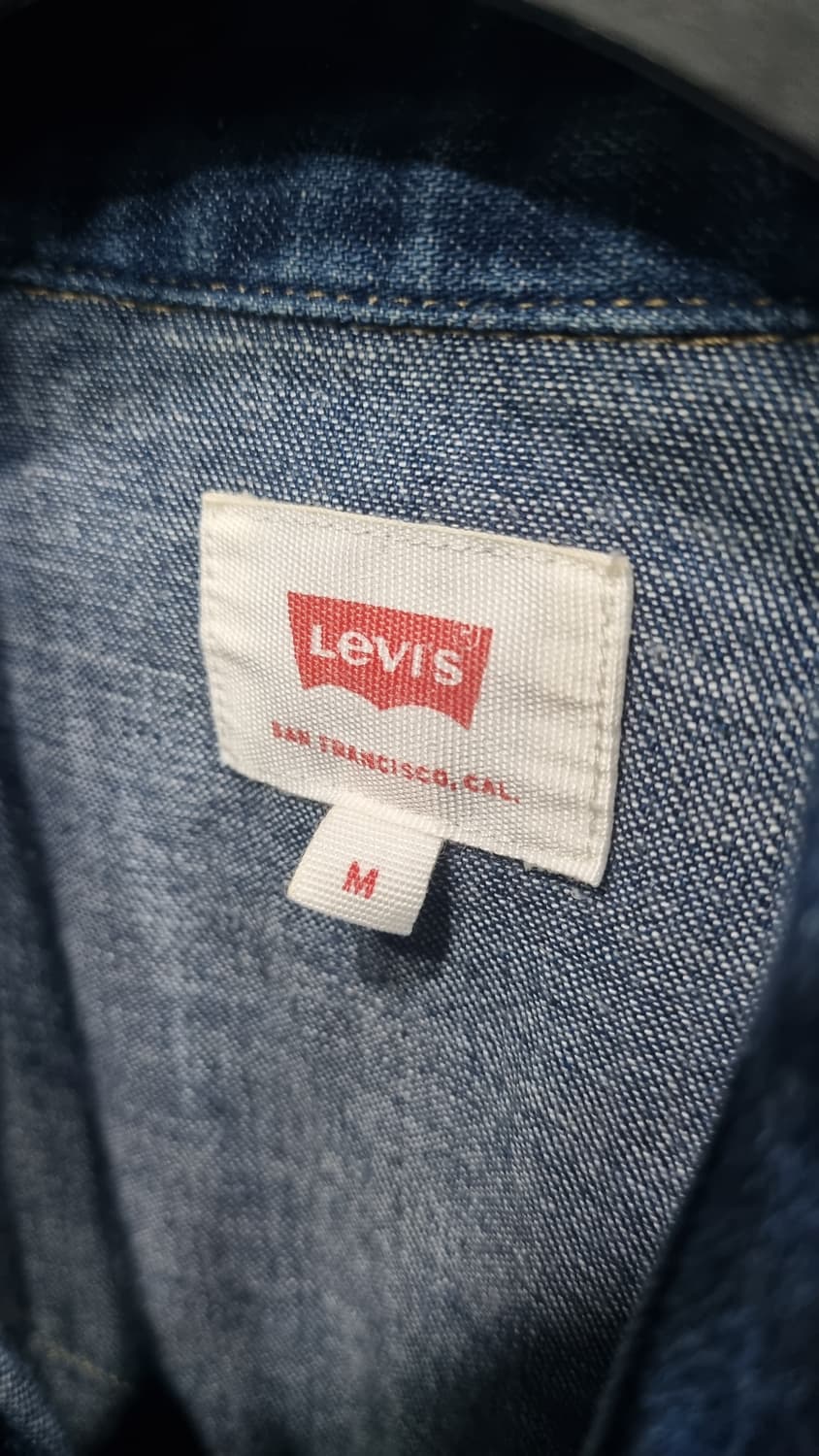 오리지날 리바이스 웨스턴 데님셔츠 100추천(m) 2번착용 상품이미지3