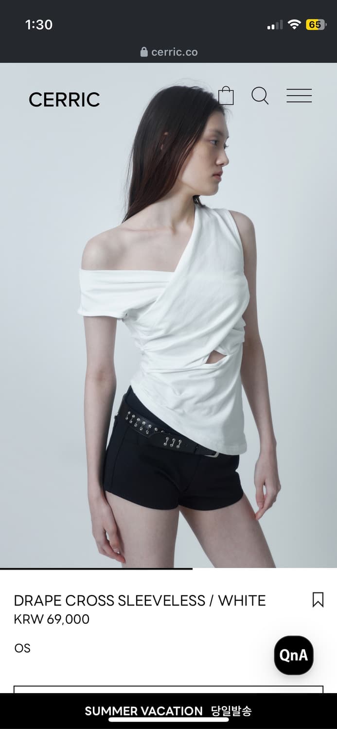 cerric drape cross sleeveless 세릭 상품이미지1