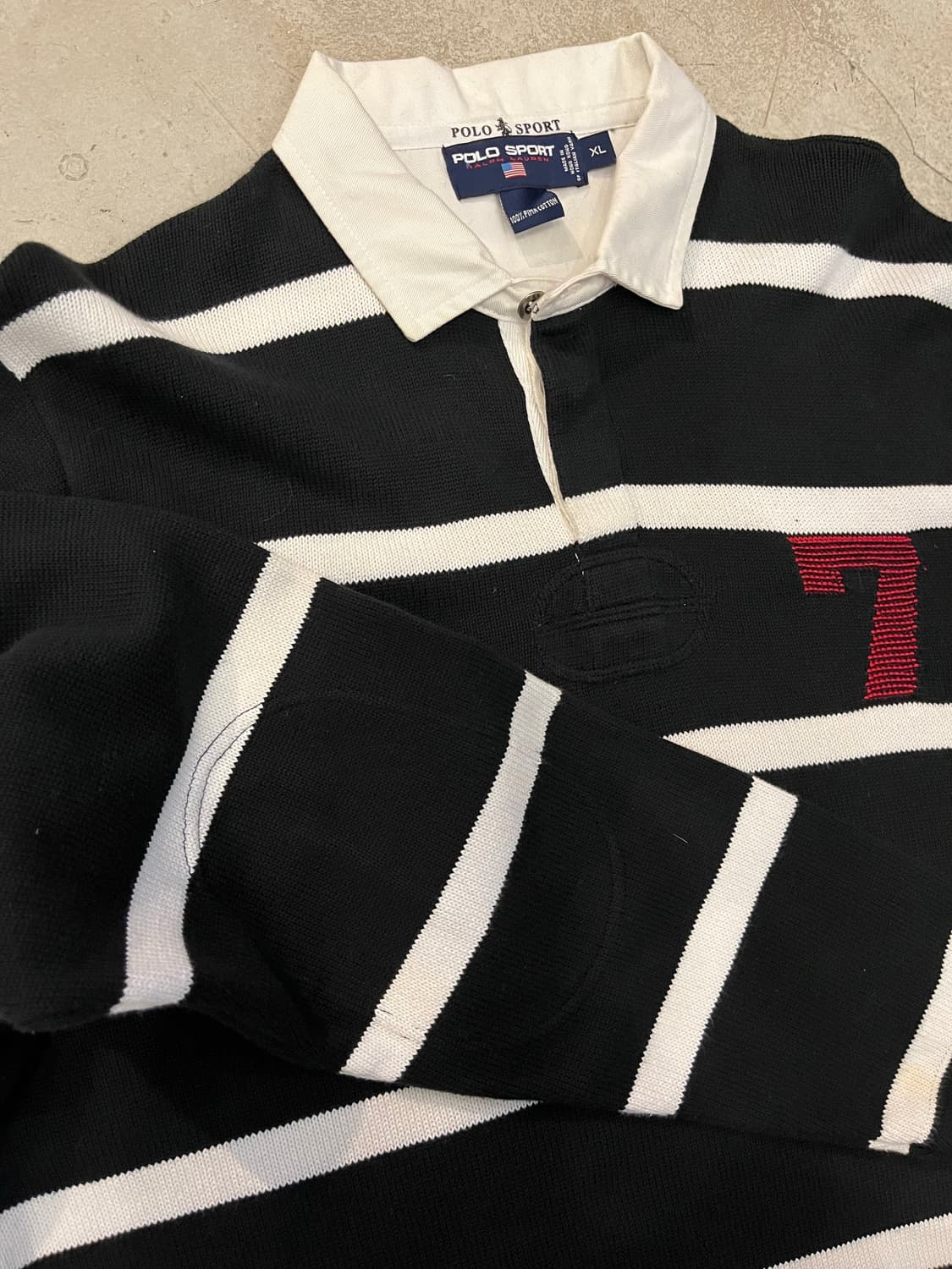 빈티지 랄프로렌 폴로 스포츠 럭비셔츠 스웨터 상품이미지3