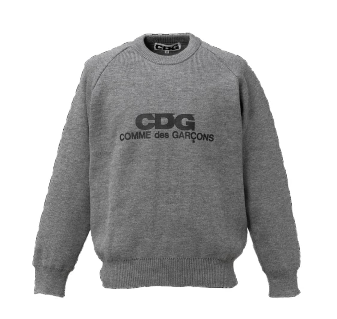 CDG 라운드넥 스쿨 풀오버 그레이 (XL) 상품이미지1