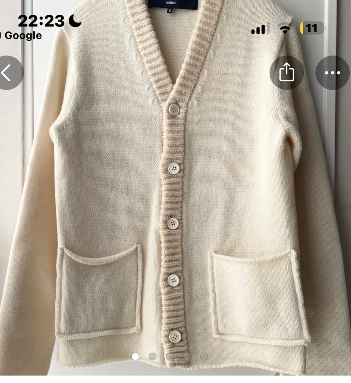 구해요)  꼼데가르송 옴므 HN-N015 가디건 상품이미지1