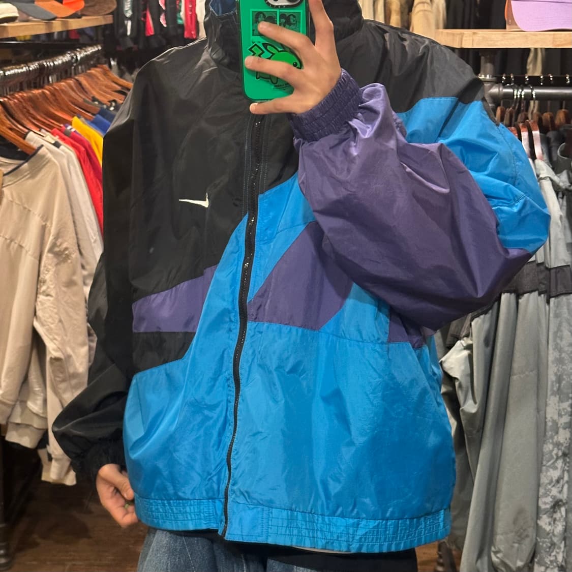 [HI] 나이키 바람막이 블루 상품이미지3