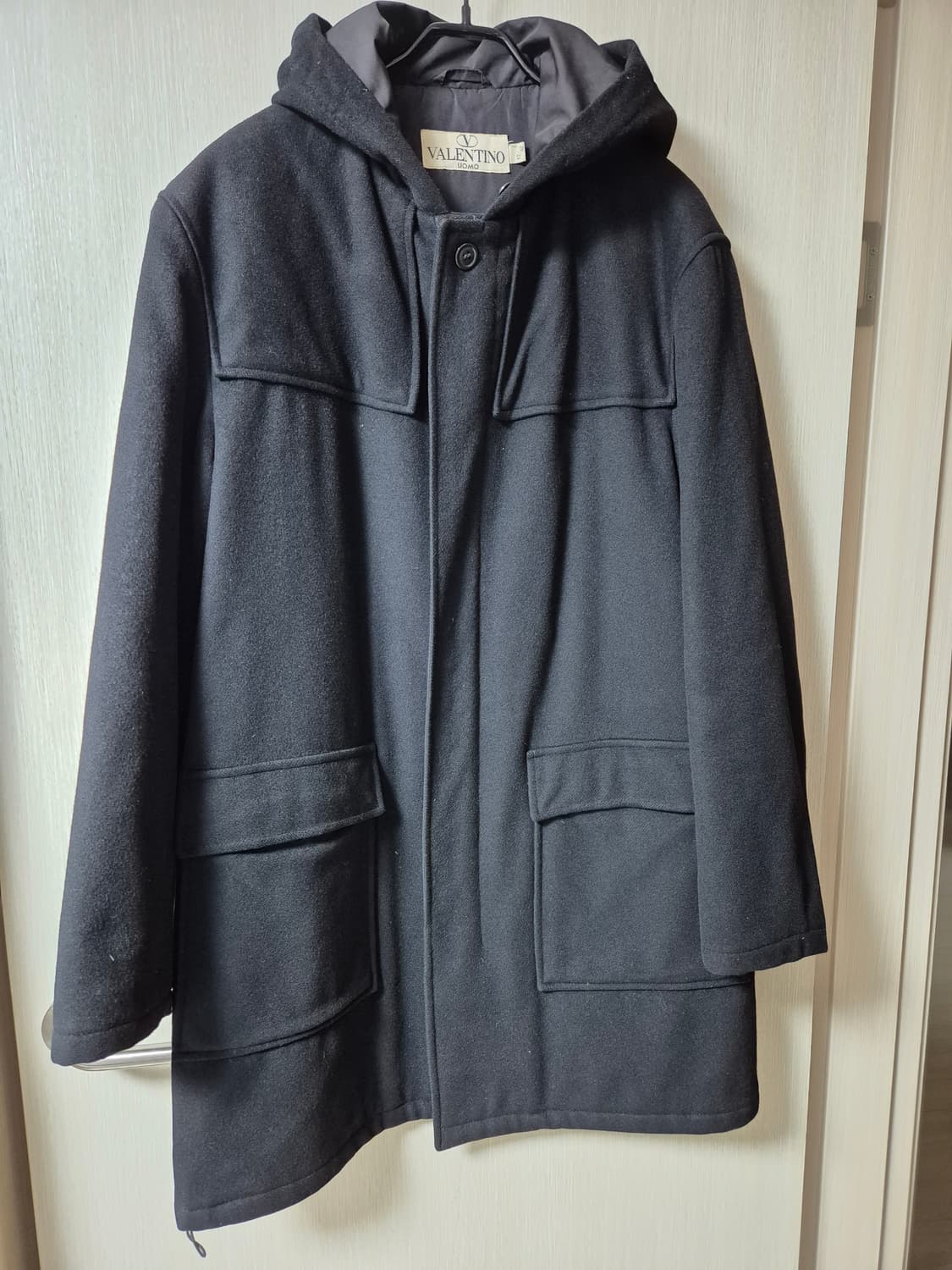 (정품) 발렌티노 울코트 후드코트 울자켓 남성 52 상품이미지1
