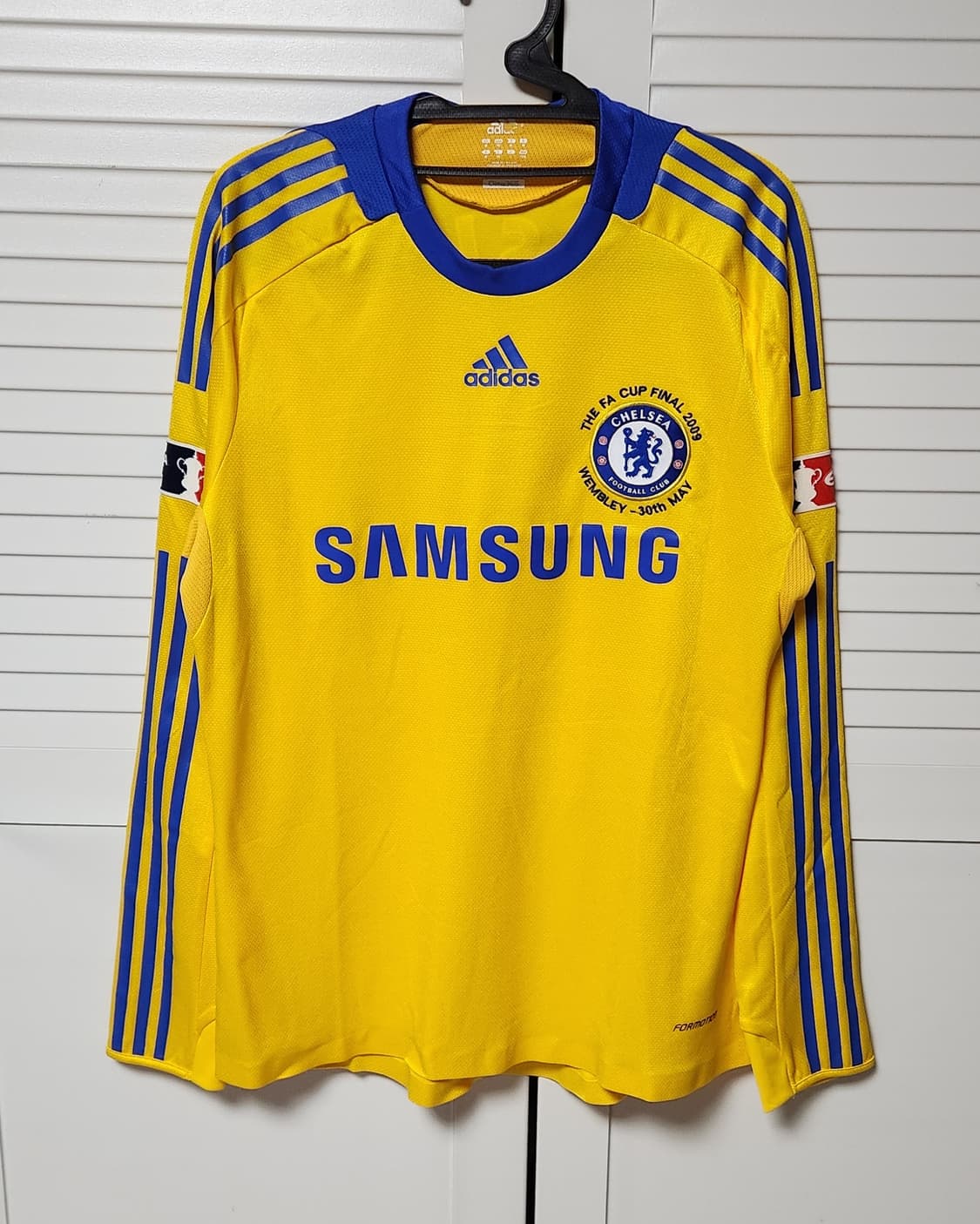 아디다스 첼시 08-09 Fa컵 결승 써드 유니폼 긴팔 NO.5 에시앙 상품이미지1