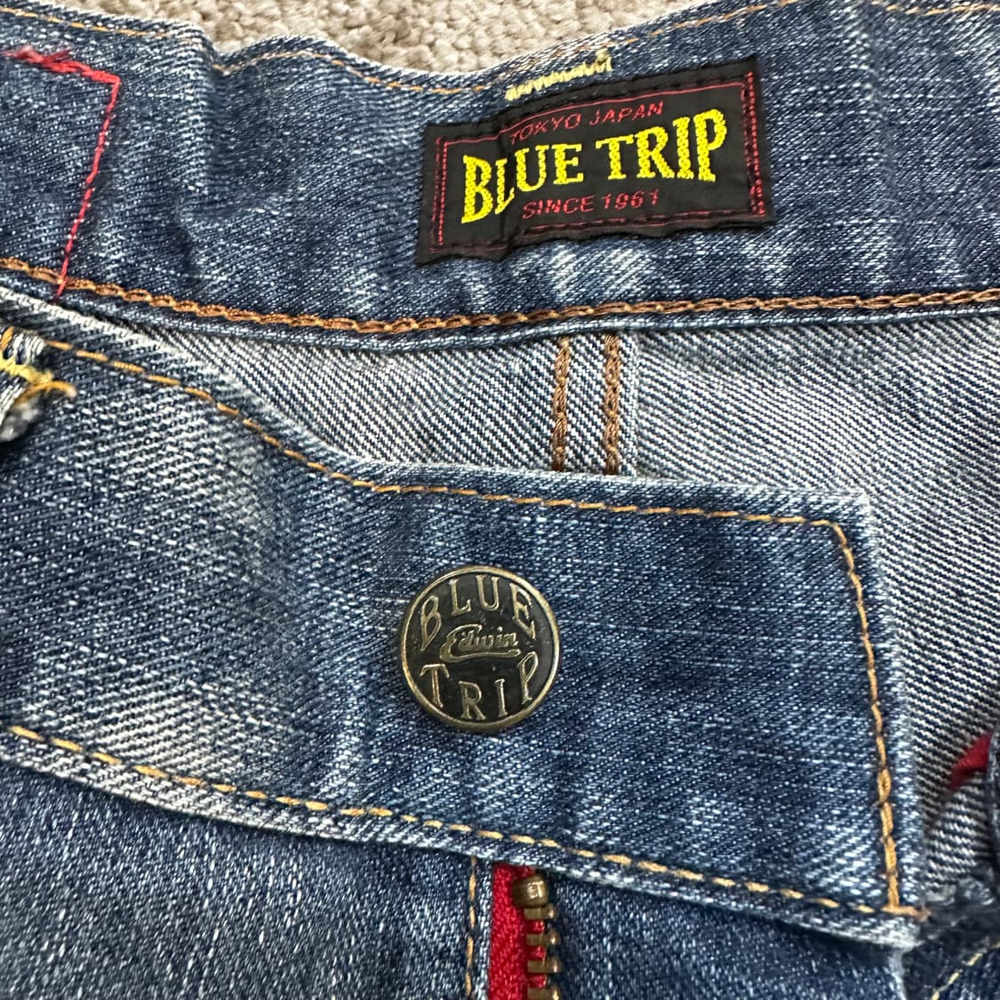 에드윈 블루트립 중청 웨스턴 데님 팬츠(31) 상품이미지5
