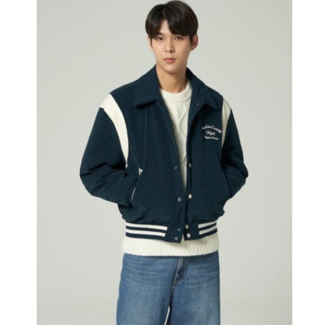 쿨거시3.0) 코듀로이 패디드 스타디움 재킷 그린 m사이즈 상품이미지5