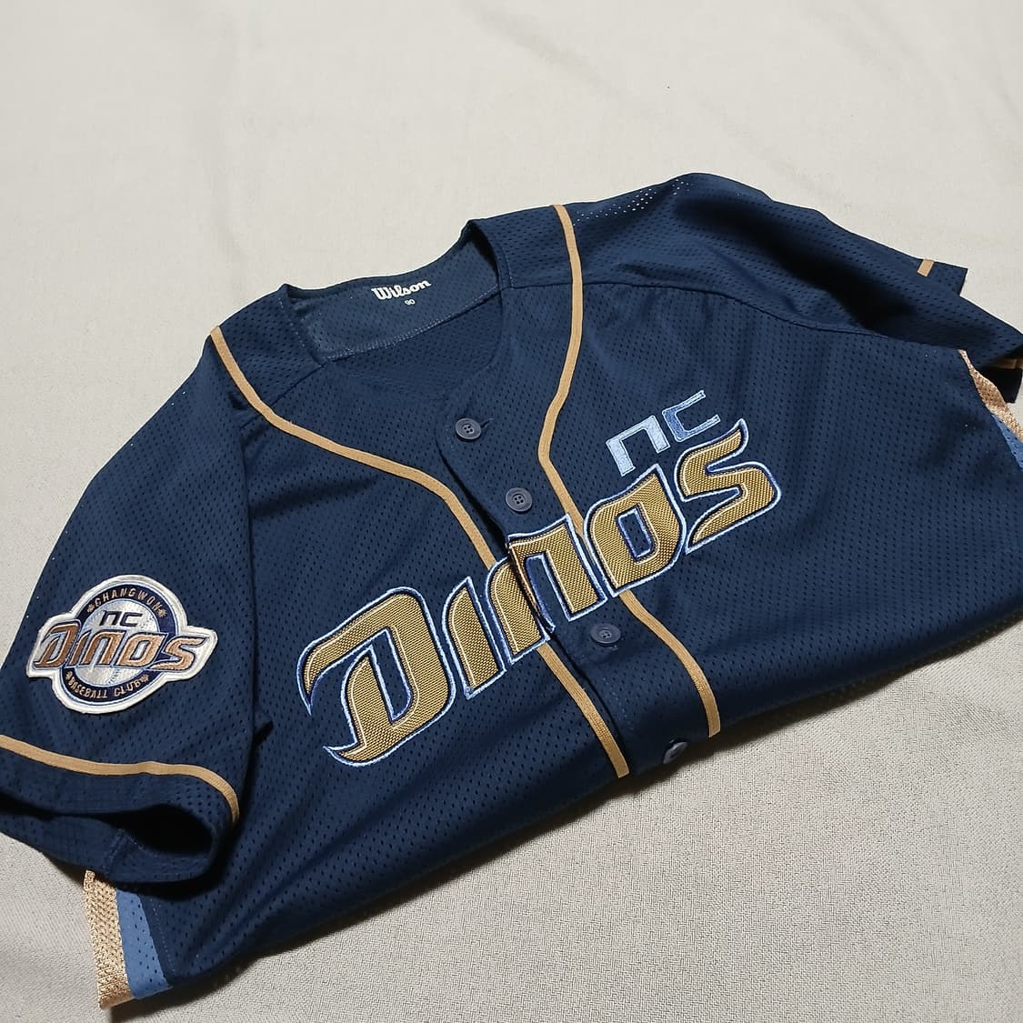 nc다이노스 원정 유니폼 90 엔씨 창원 야구 져지 상품이미지1