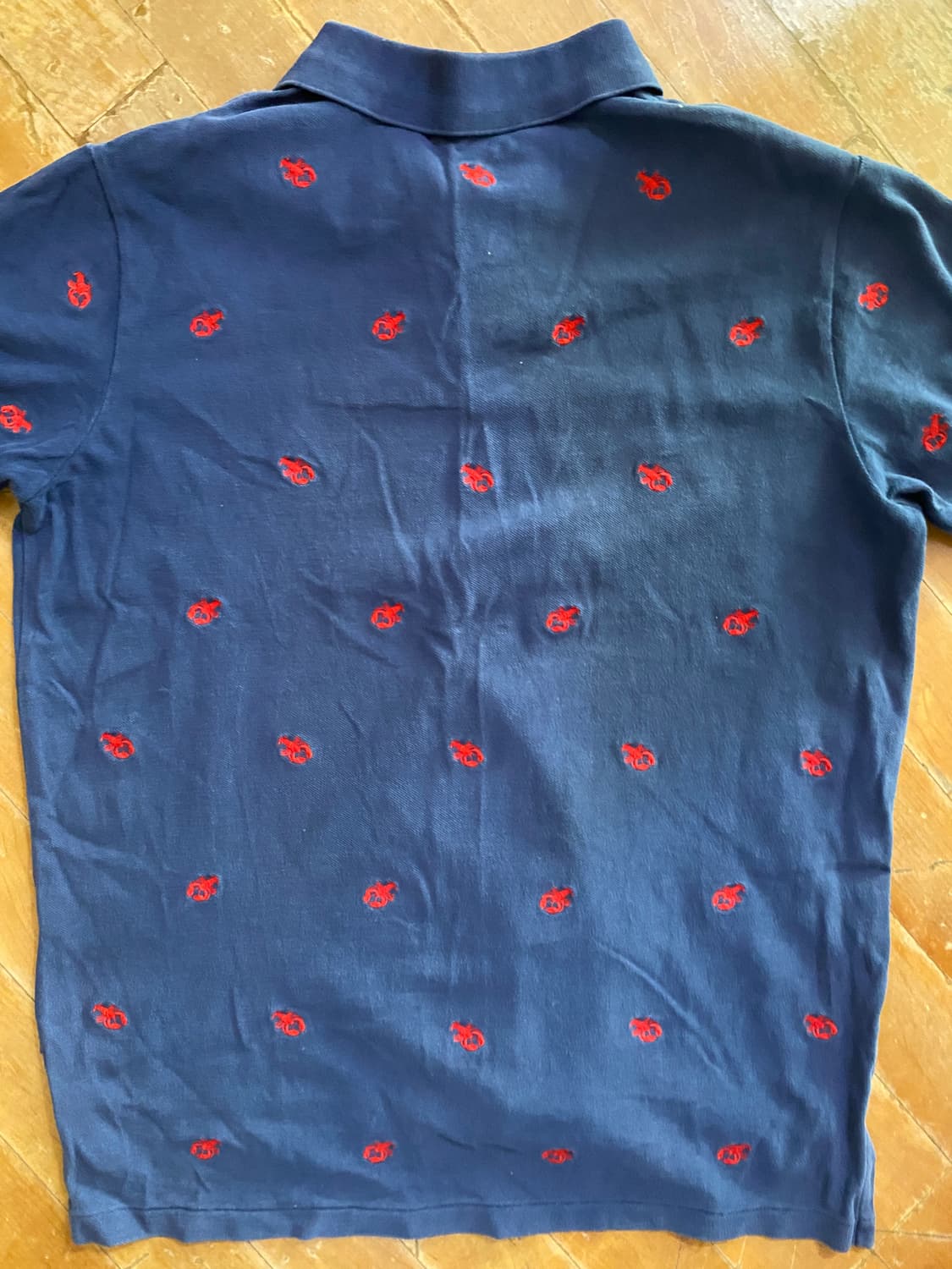 폴로 랄프로렌 네이비 랍스터 패턴 커스텀핏 L (105) 상품이미지4