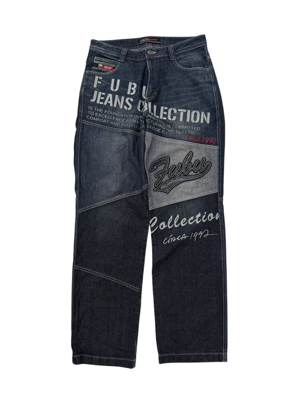 Fubu 레터링 데님팬츠 상품이미지5