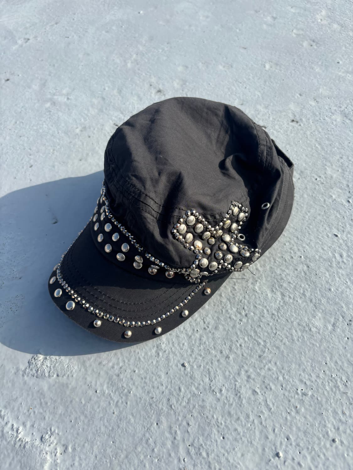 “Vintage”Rare00’s Cross Studded Cap 상품이미지1
