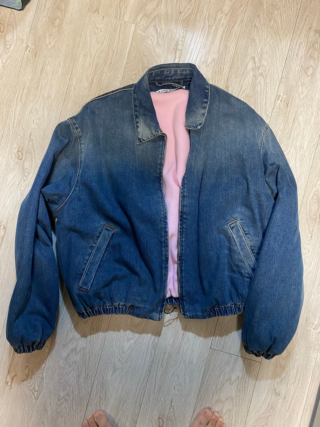 (EU 48) 아크네스튜디오 패디드 데님 봄버 자켓 상품이미지1