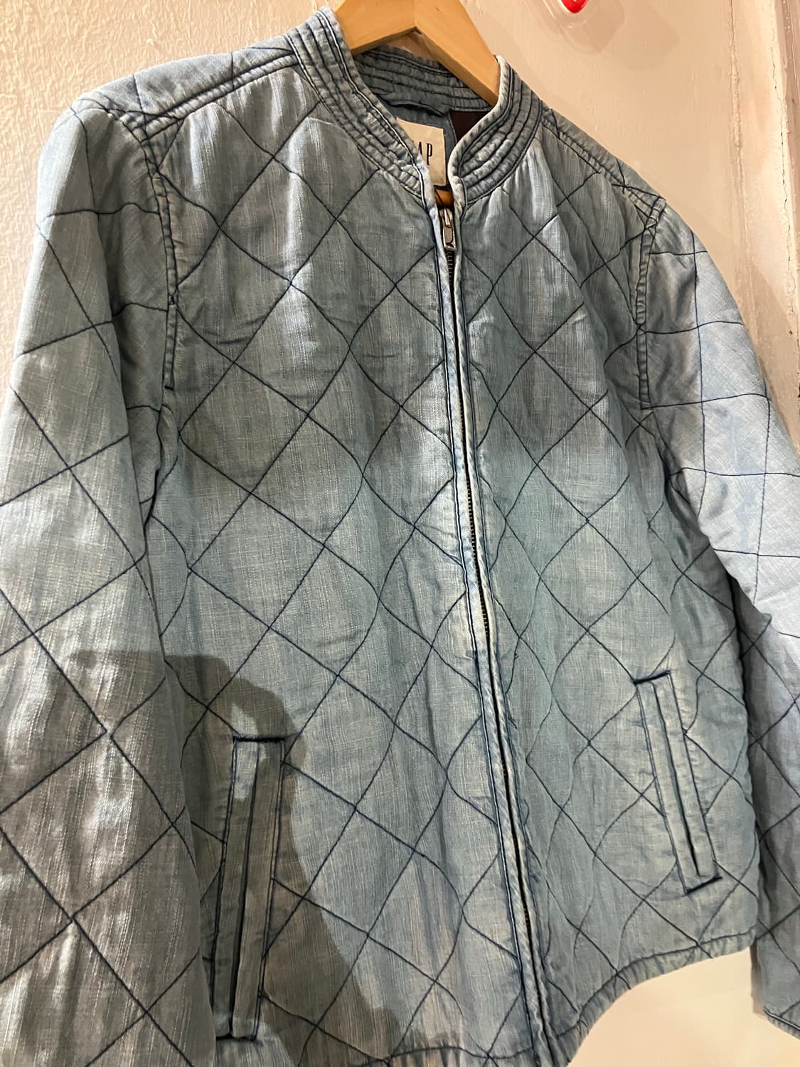 GAP 퀼팅 데님 자켓 M 상품이미지3