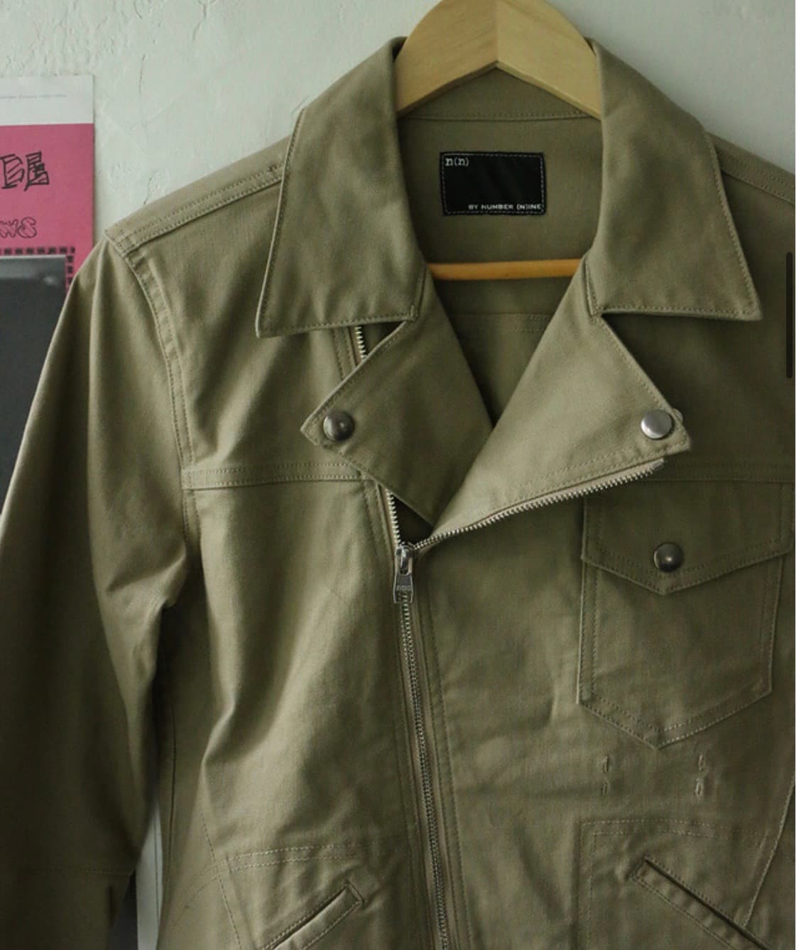 넘버나인 코튼 라이더 자켓 상품이미지3