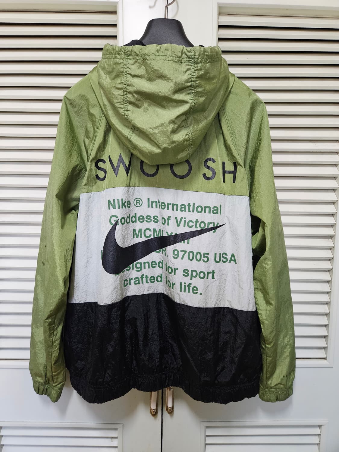 나이키 더블 스우시 우븐 후디 바람막이 L 100 105 상품이미지5