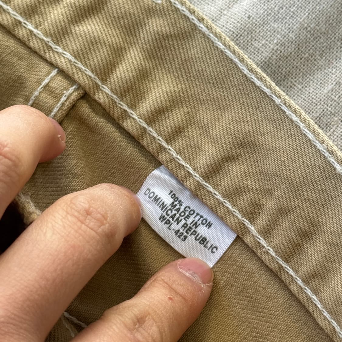 리바이스 00s 빈티지 베이지 코튼 501 30 상품이미지7