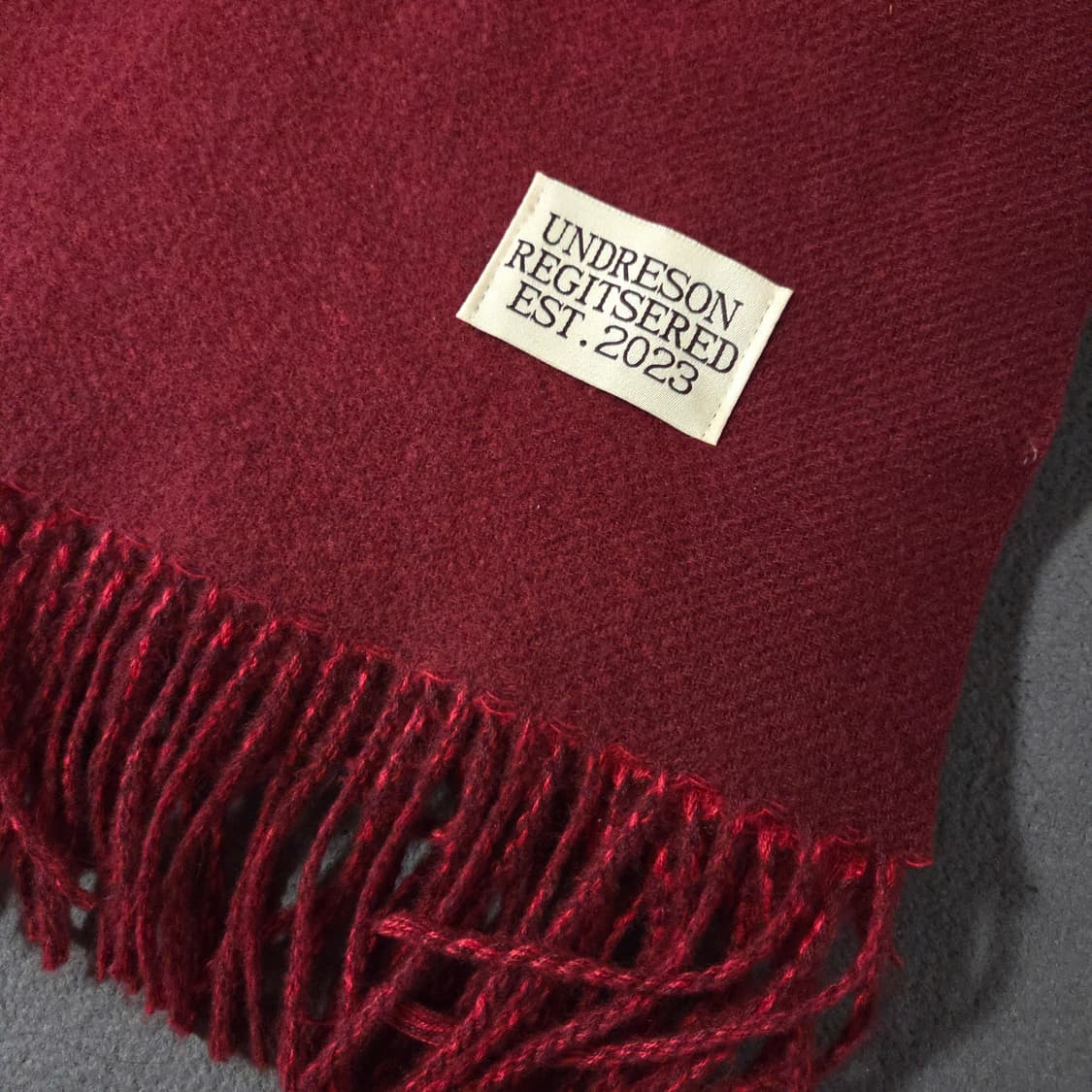 UNDRESON REGITSERED 머플러 상품이미지3