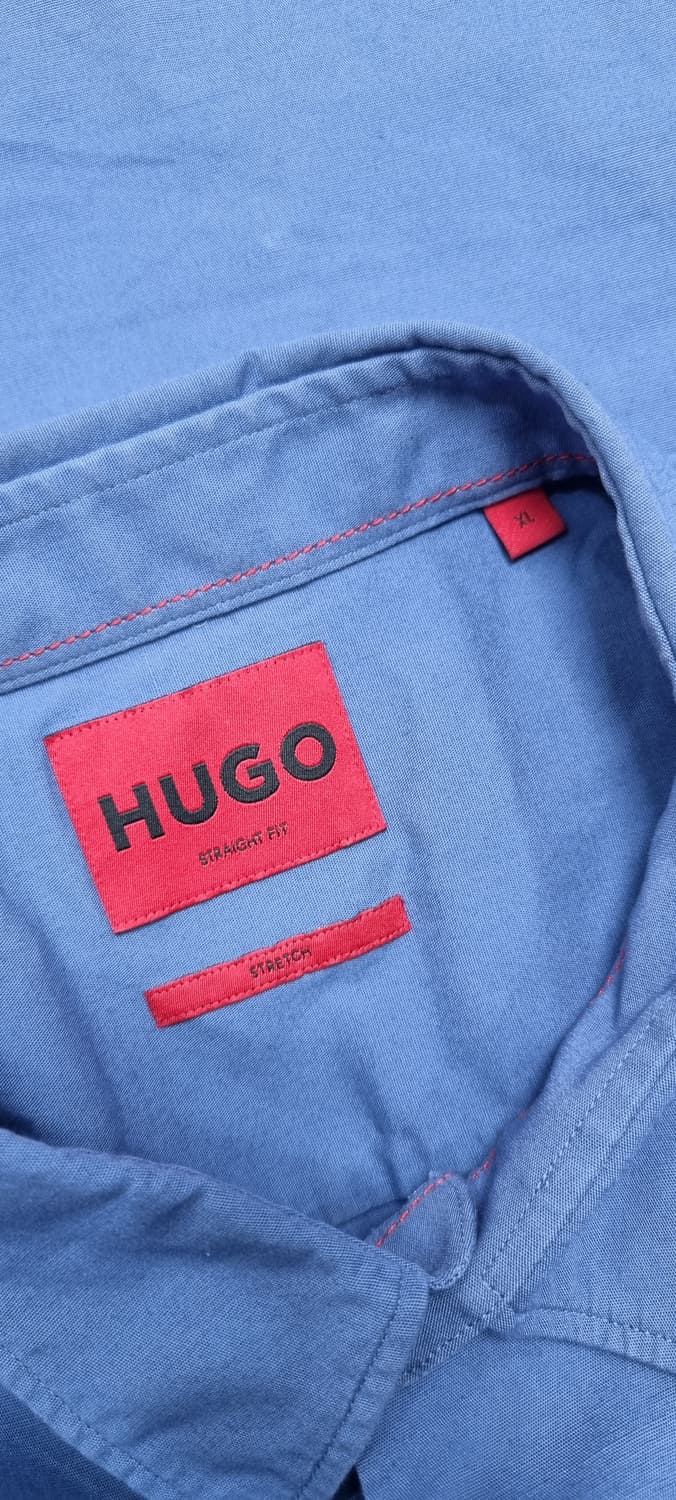 휴고보스 스트레치 릴렉스핏 반팔 셔츠 XL _ 남성 상품이미지9