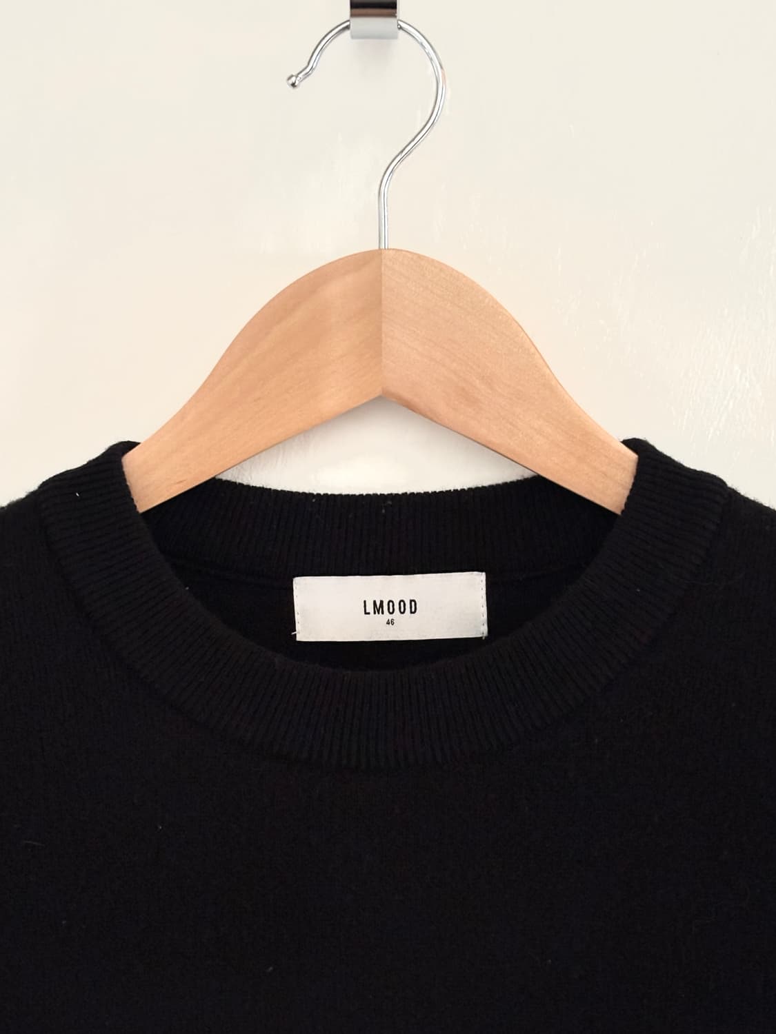 Lmood 엘무드 블랙 니트 상품이미지3
