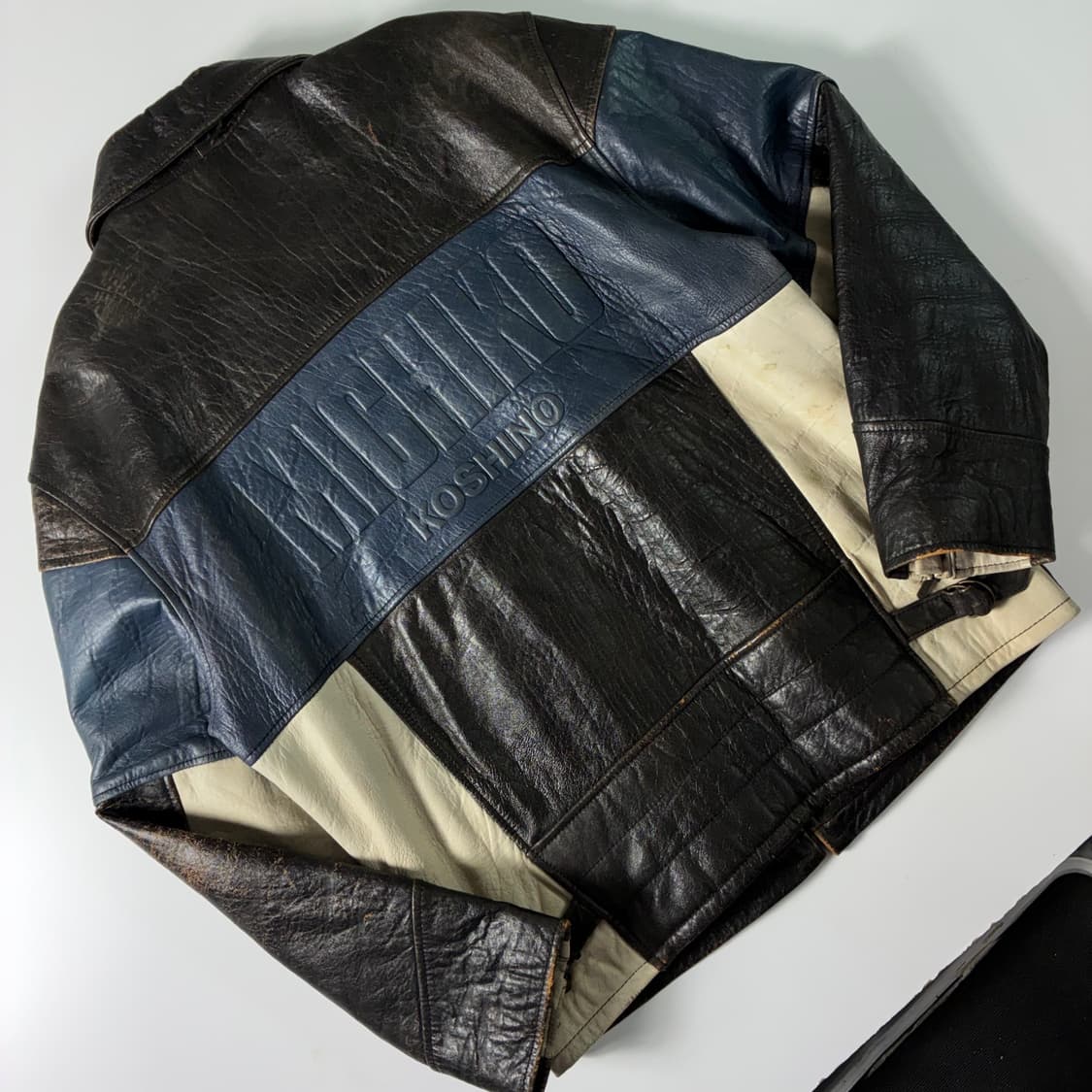 Michiko 미치코 코시노 90‘s 램스킨 레더 라이더 자켓 상품이미지3