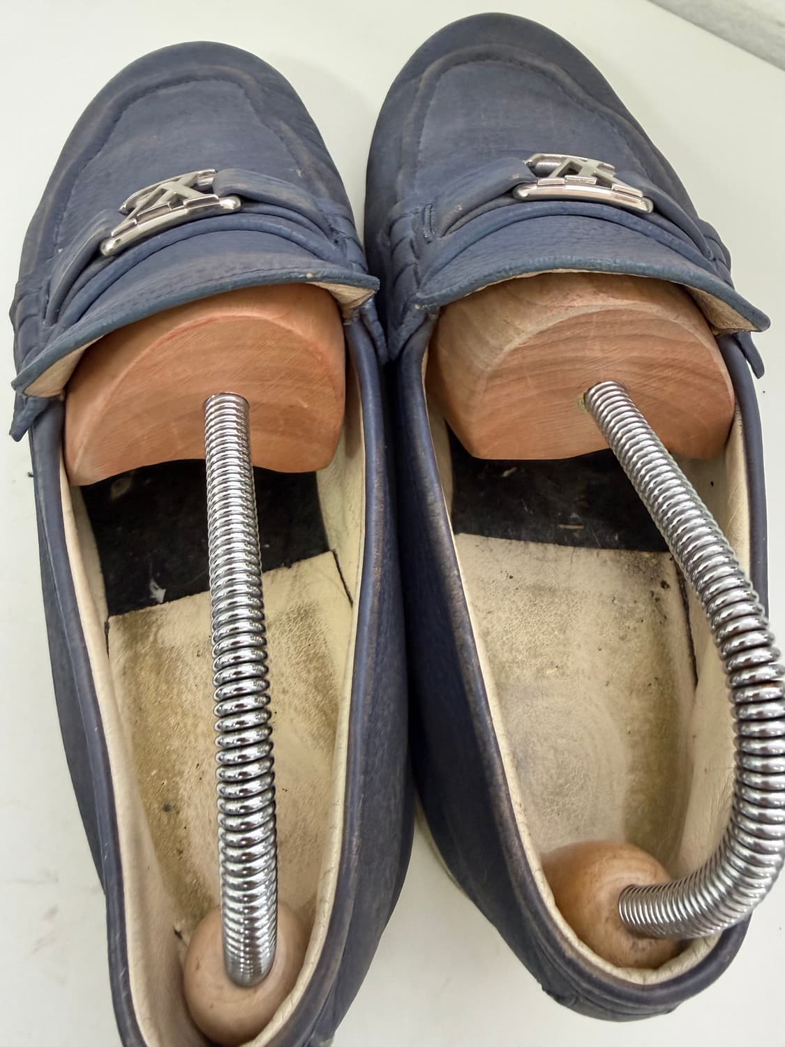 정품) 루이비통 LV로고 남성 로퍼 7.5(265) 상품이미지8