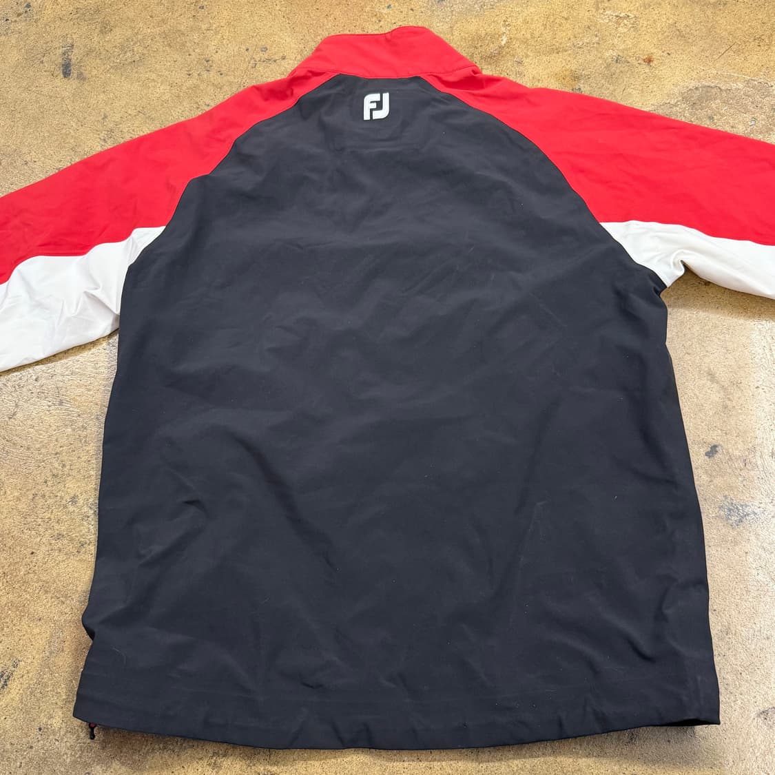 [정품/L] FJ 풋조이 골프 바람막이 자켓 레드 블랙 b10 상품이미지4