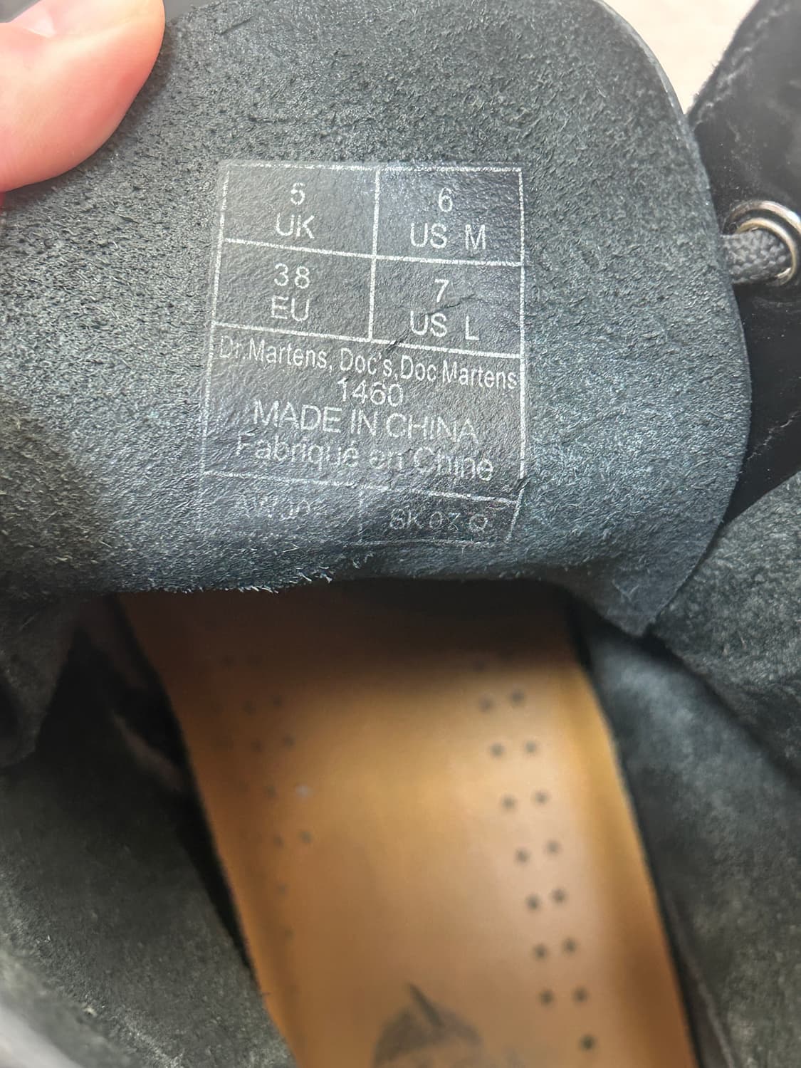닥터마틴 워커 블랙 240(38사이즈) 상품이미지4