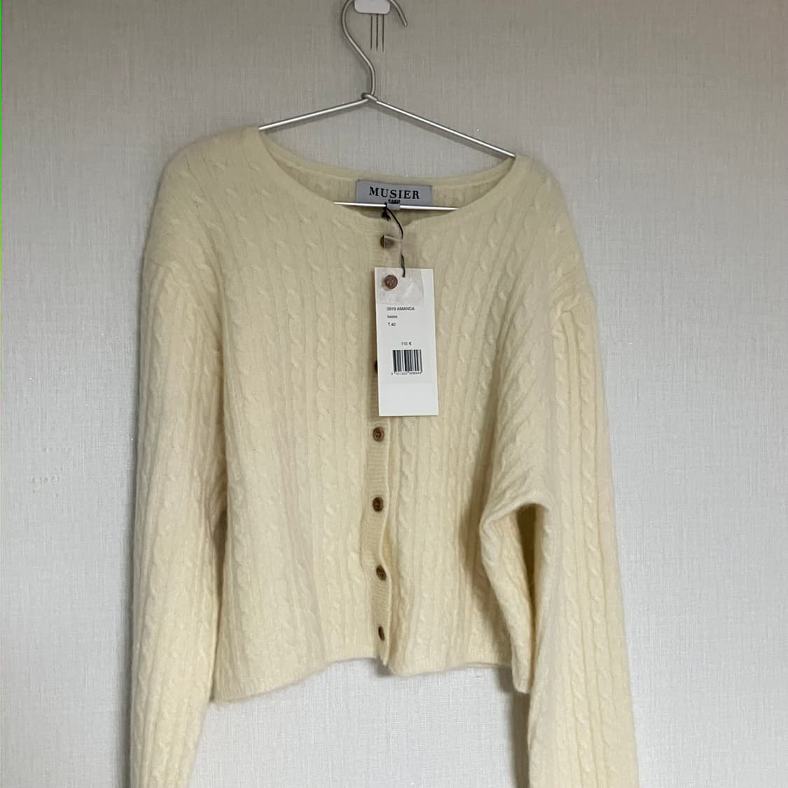 [40] Musier paris amanda 가디건 벨라하디드 가디건 상품이미지5