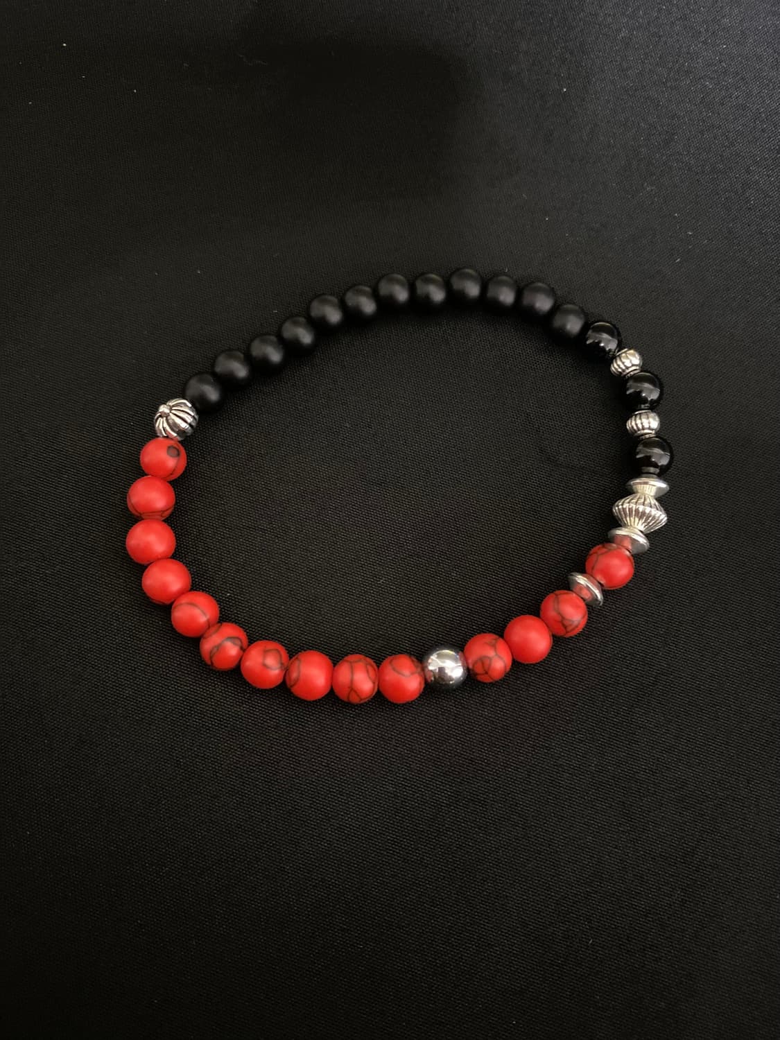 블랙&레드 팔찌 상품이미지3