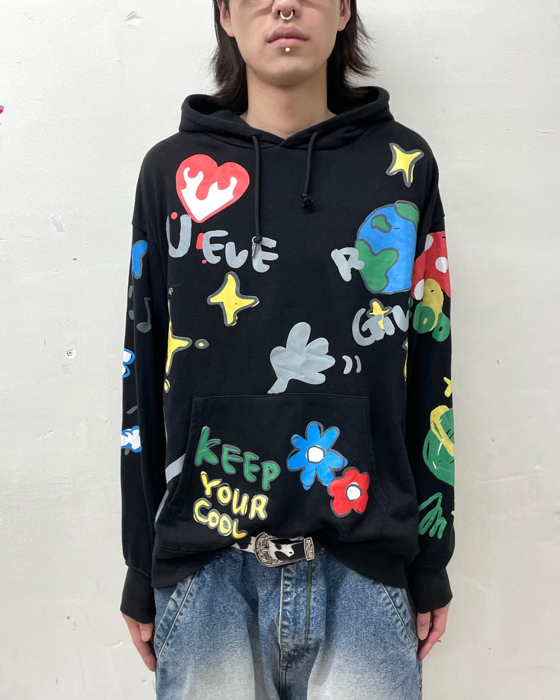 Earth, Mushroom, Flower Multi Hoodie 상품이미지1