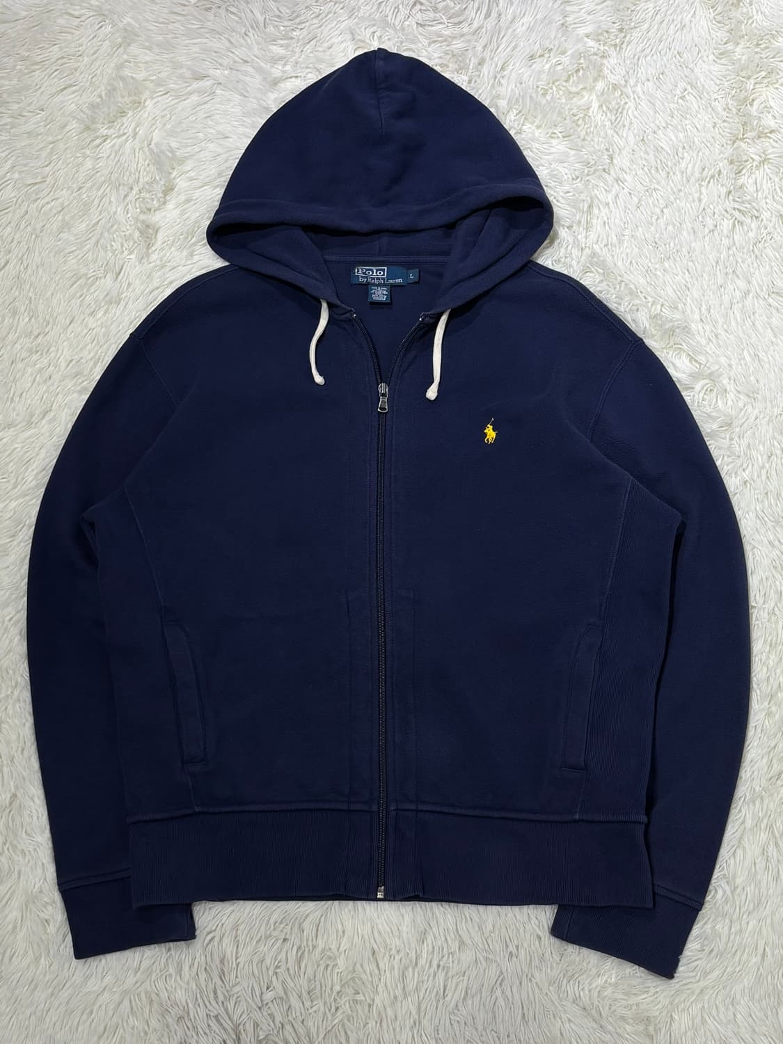 폴로랄프로렌 옐로포니 네이비 후드집업 상품이미지3