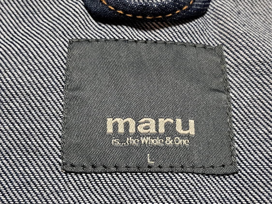 maru 데님 조끼 L 상품이미지5