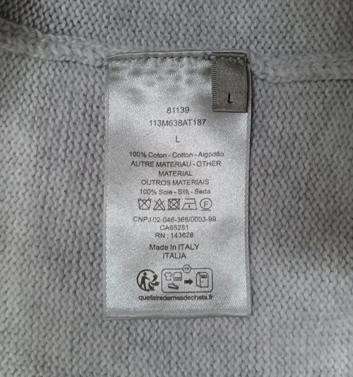 [국내매장판] 디올 오블리크 인서트 니트 L 사이즈  상품이미지7