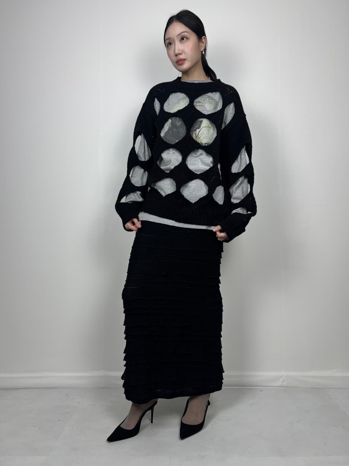 OPEN LAYERED KNIT 상품이미지5