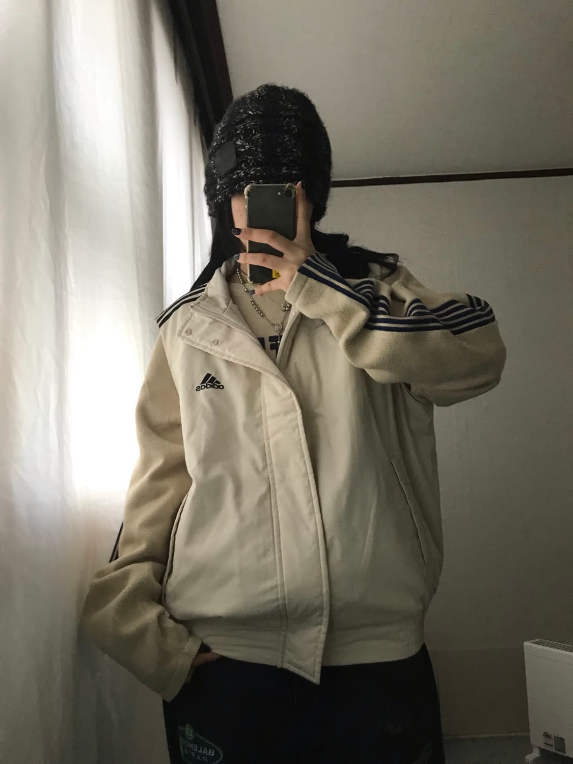 아디다스 00s 아이보리 조끼패딩 상품이미지6