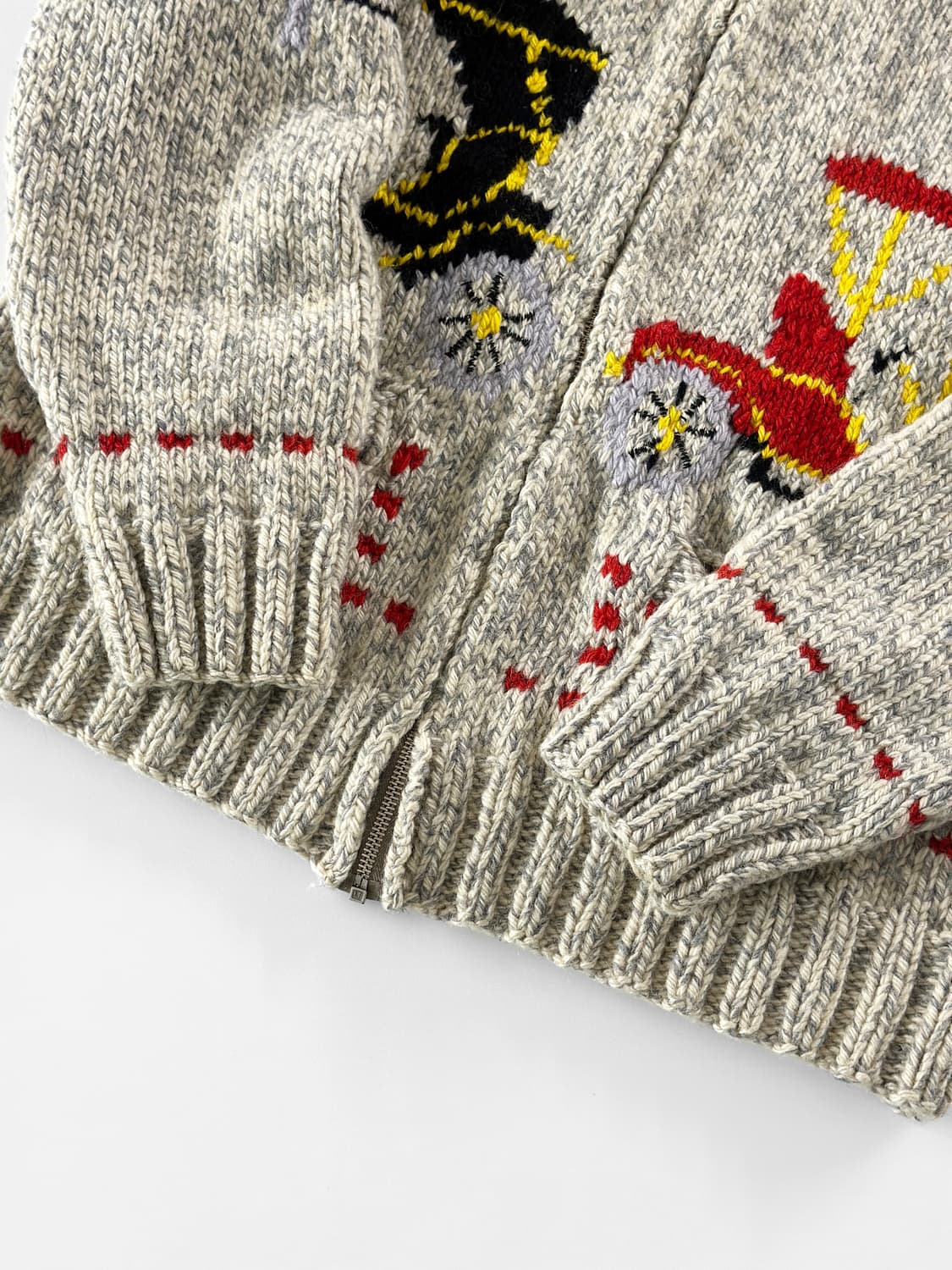 (Rare) 60s 빈티지  "Antique Autos" 코위찬 스웨터 상품이미지9