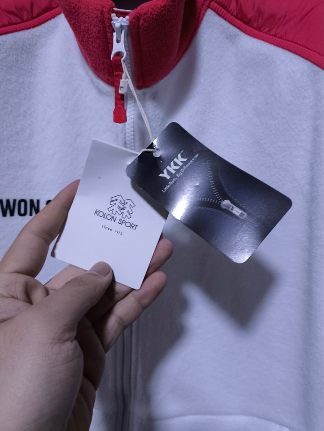 새거 100 코오롱스포츠 강원2024 동계올림픽 후리스 플리스자켓 상품이미지4