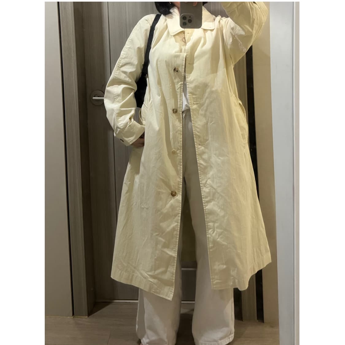 HANE의 레글런 트렌치 코트   Ecru 상품이미지2